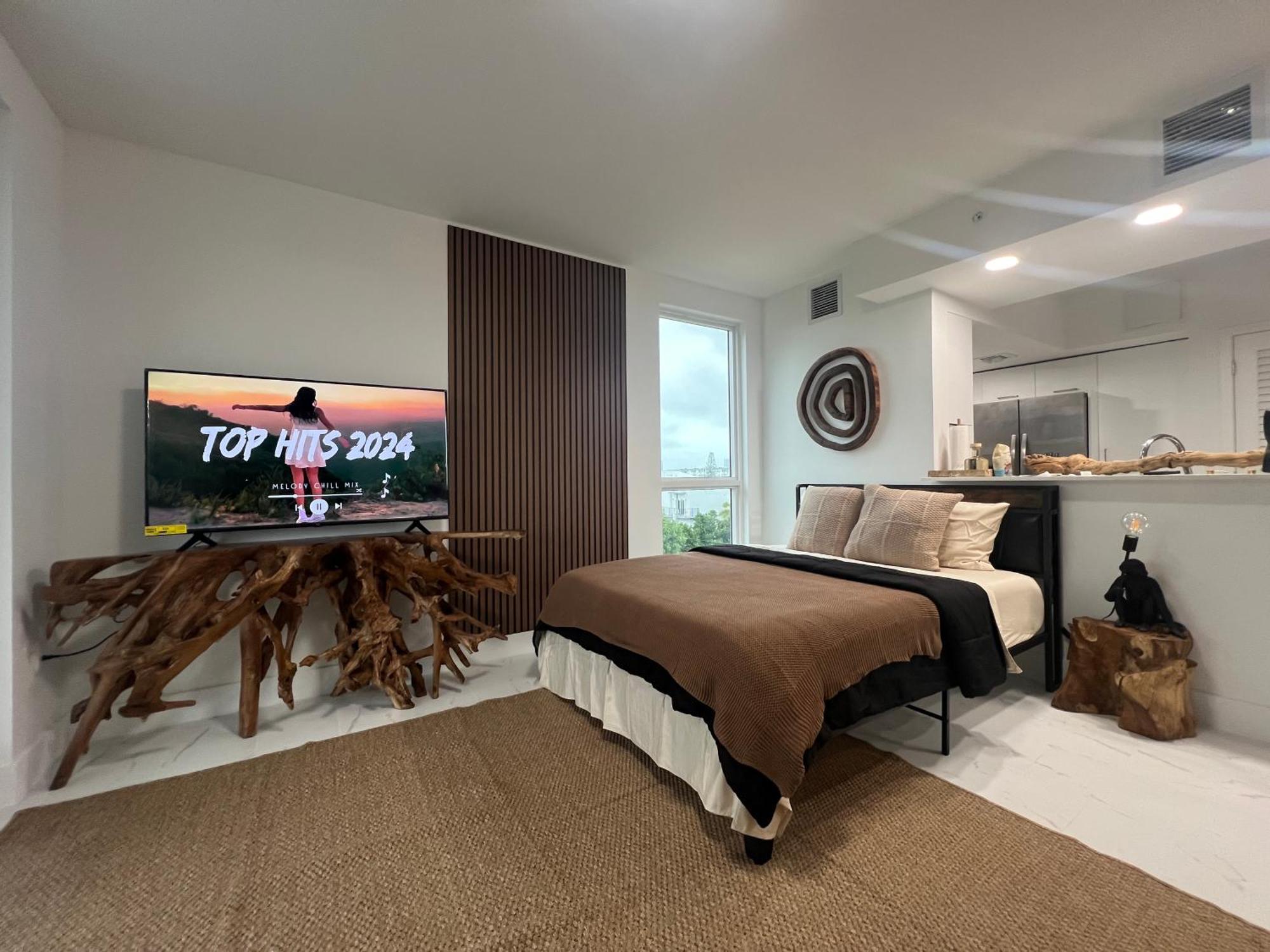Miami Wood Apart Hotel New 2024 - Private Terrace - Free Garage - Beach 5 Min Χόλιγουντ Εξωτερικό φωτογραφία