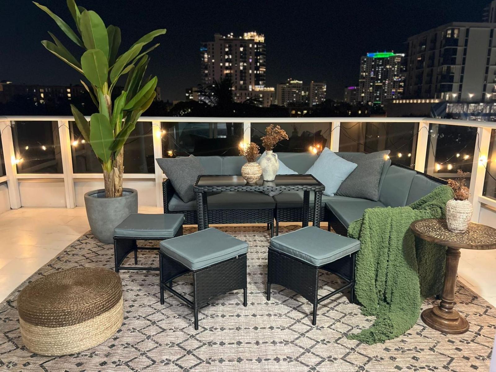 Miami Wood Apart Hotel New 2024 - Private Terrace - Free Garage - Beach 5 Min Χόλιγουντ Εξωτερικό φωτογραφία